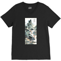 Huayang Celestial Hall By Zhang Daqian Poster Love V-neck Tee | Artistshot