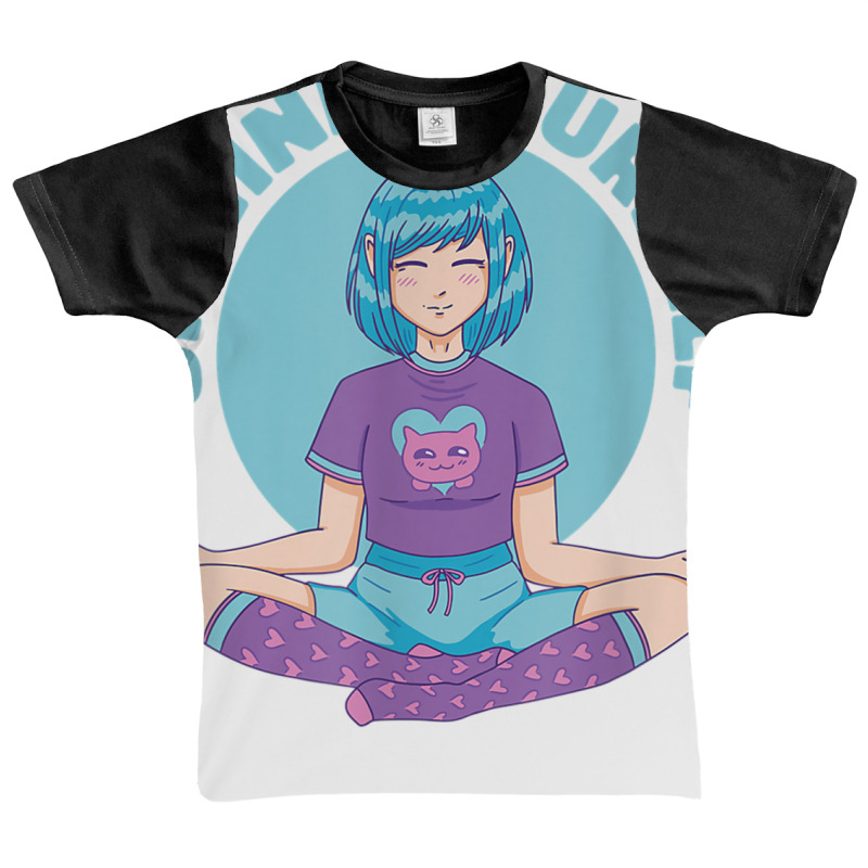 Meditation Zen Anime Girl Meditating, Unwind Yourself Yoga T Shirt Graphic Youth T-shirt by catotdmontis | Artistshot