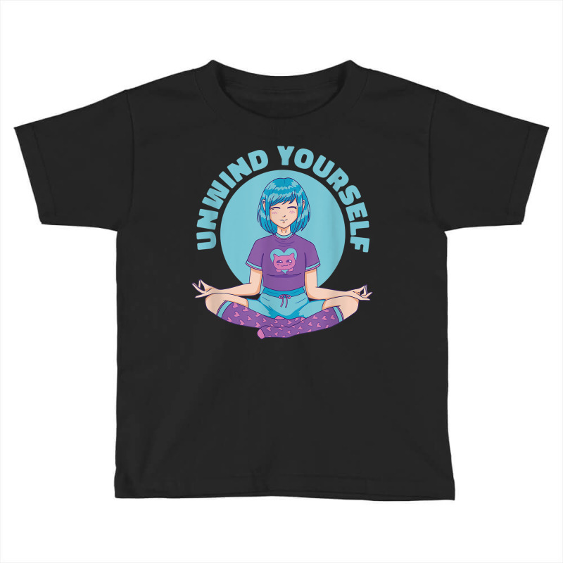 Meditation Zen Anime Girl Meditating, Unwind Yourself Yoga T Shirt Toddler T-shirt by catotdmontis | Artistshot