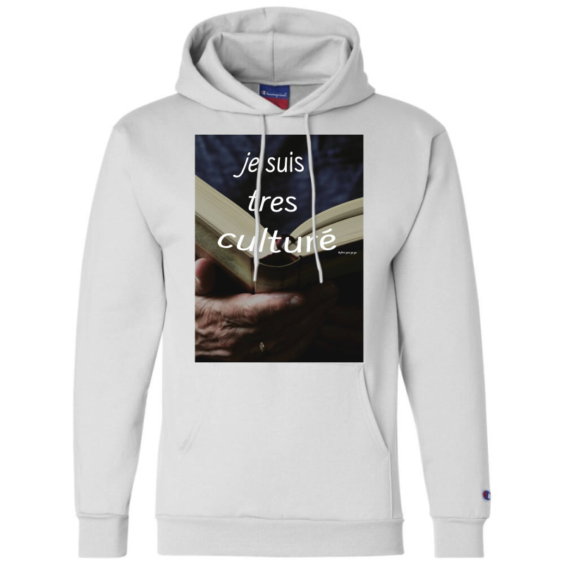 I Am Very Cultured Humor Cap Poster Champion Hoodie | Artistshot