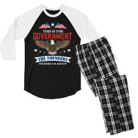 This Is The Government Our Founders Warned Us About Impeach T Shirt Men's 3/4 Sleeve Pajama Set | Artistshot