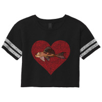 Hot Trend Plecostomus Valentines Day Fish Love Fingerprint Scorecard Crop Tee | Artistshot