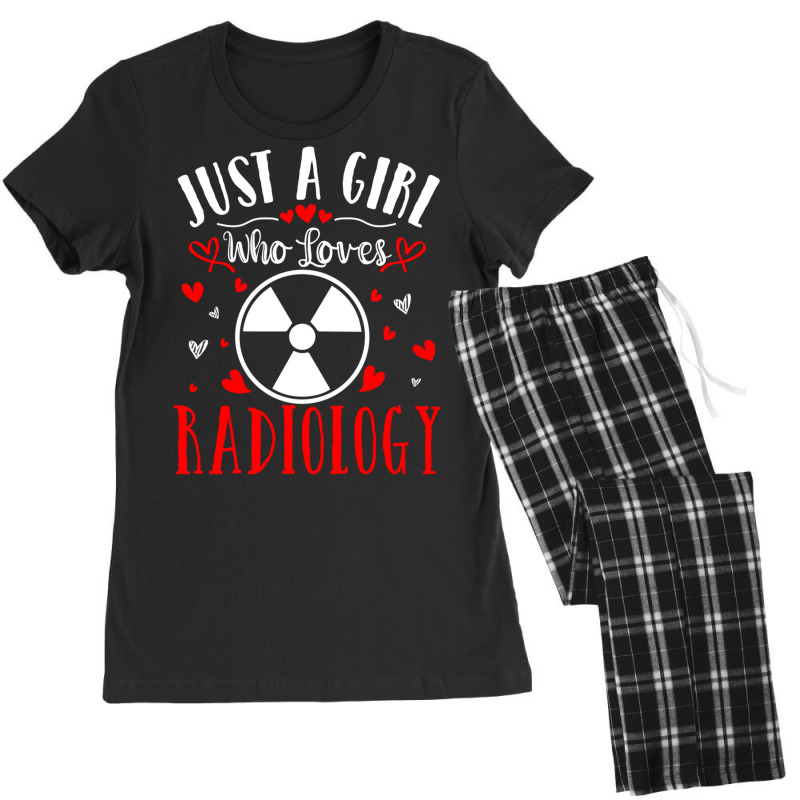 Trending Just A Girl Who Loves Radiology Xray Tech Valentines Day Women's Pajamas Set by Sperry Duval | Artistshot