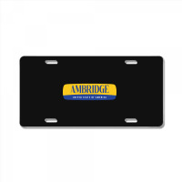 Ambridge City License Plate | Artistshot