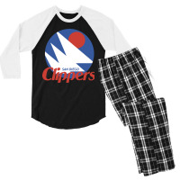 Clippers San Diego Men's 3/4 Sleeve Pajama Set | Artistshot