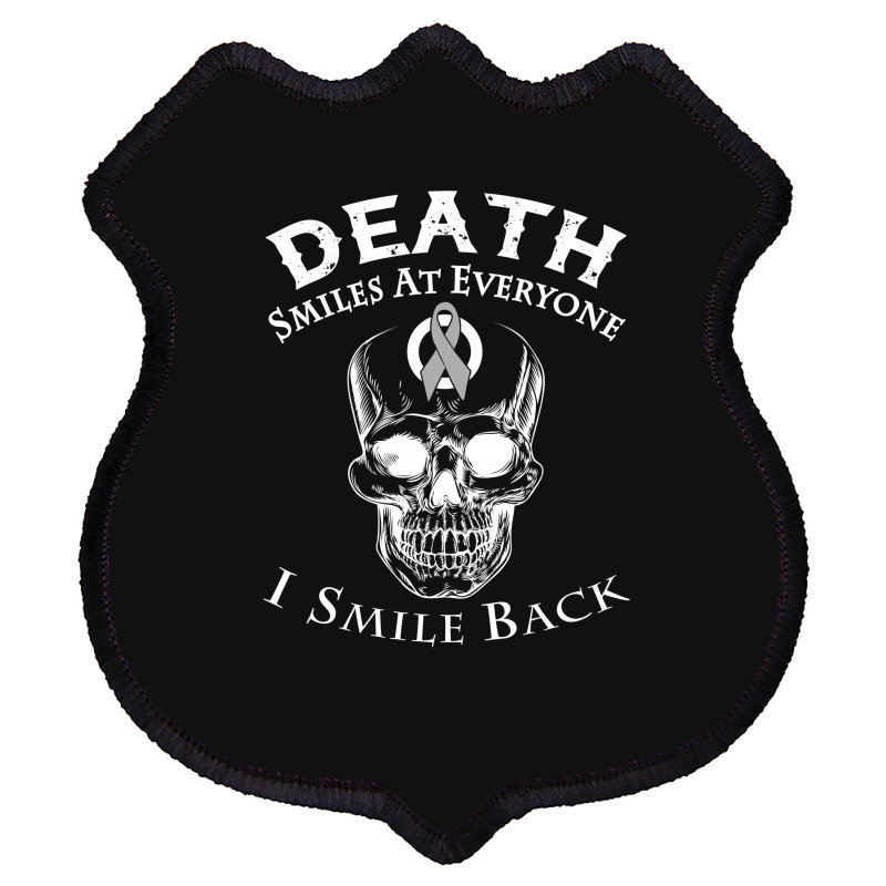 Diabetes Death Smiles At Everyone I Smile Back Shield Patch by hoainv | Artistshot