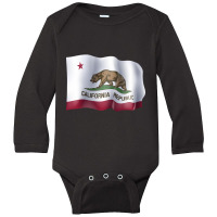 California Flag Long Sleeve Baby Bodysuit | Artistshot