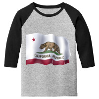 California Flag Youth 3/4 Sleeve | Artistshot