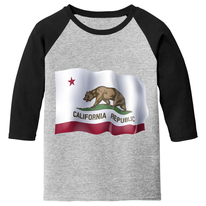 California Flag Youth 3/4 Sleeve | Artistshot