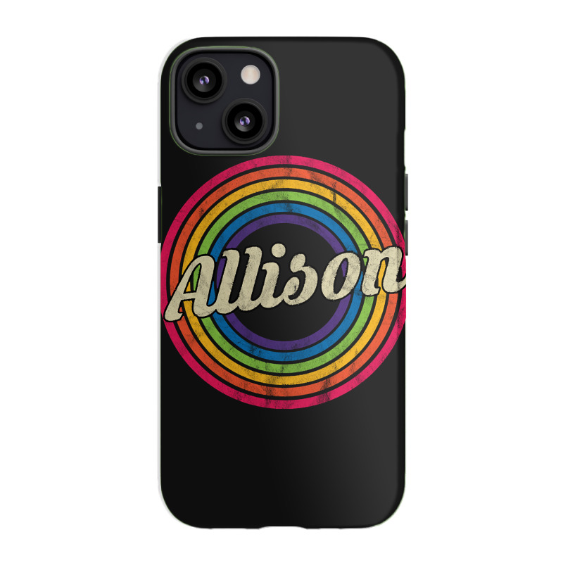 Allison - Retro Rainbow Faded-style Iphone 13 Case | Artistshot