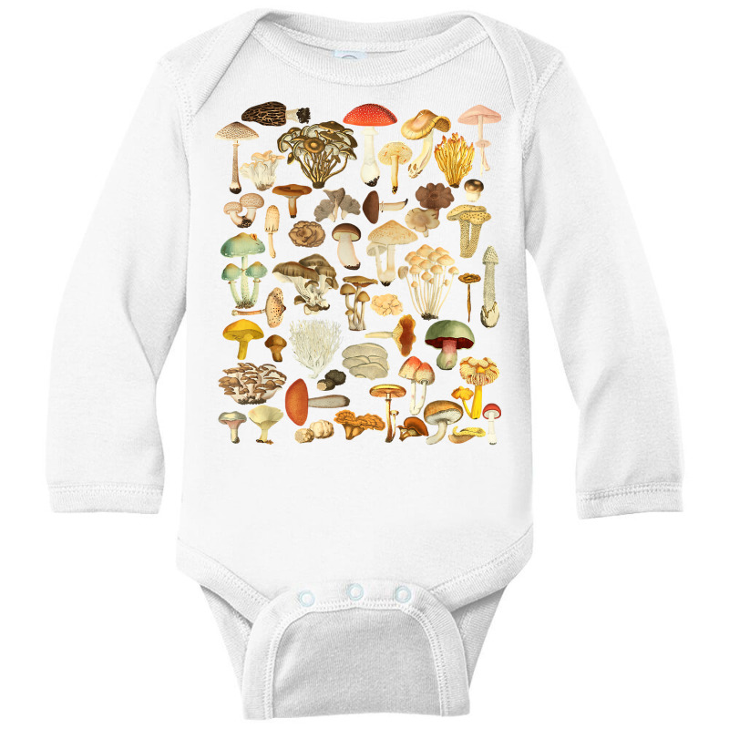 Mushroom Shirt Mycology Fungi Foraging Mushroom Whisperer T Shirt Long Sleeve Baby Bodysuit by annien | Artistshot