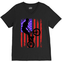 American Bmx Freestyle V-neck Tee | Artistshot