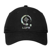 Life Japanese Kanji Word Symbol Enso Circle 7 Adjustable Cap | Artistshot