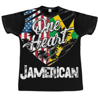 Jamaican American With Jamaican Roots And Culture Poster Boy Graphic T-shirt | Artistshot