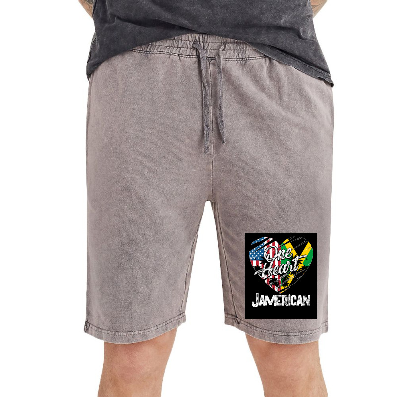 Jamaican American With Jamaican Roots And Culture Poster Boy Vintage Short | Artistshot