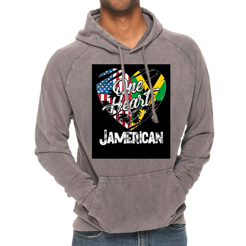 Jamaican American With Jamaican Roots And Culture Poster Boy Vintage Hoodie | Artistshot