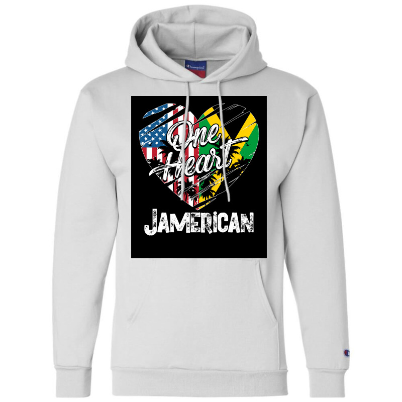 Jamaican American With Jamaican Roots And Culture Poster Boy Champion Hoodie | Artistshot