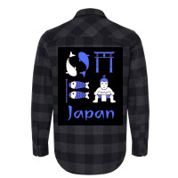 Japan Royal Blue Poster Nostalgia Flannel Shirt | Artistshot