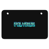 Hot Trend Polybius Video Game Atv License Plate | Artistshot