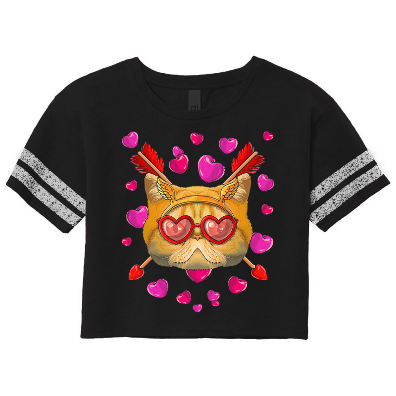 Exotic Shorthair Valentines Day T  Shirt Exotic Shorthair Valentines D Scorecard Crop Tee by gstamm | Artistshot