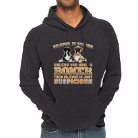 Boxer Dog - Silence Is Golden Unless You Have A Boxer Vintage Hoodie | Artistshot