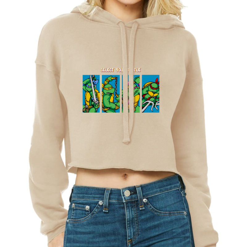 Teenage Mutant Arcade Roster  1 Cropped Hoodie by AgustinLimonAlvarado | Artistshot