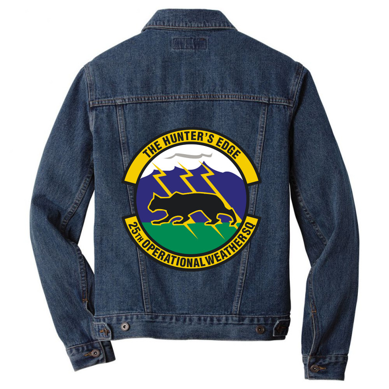 25th Operational Weather Squadron (u.s. Air Force) Men Denim Jacket by Weasetu1379 | Artistshot