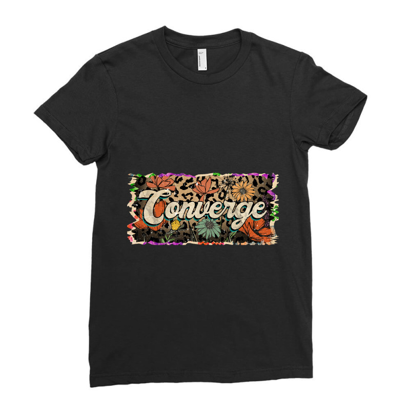 Beautiful Flowers Converge Pattern Proud Name Ladies Fitted T-Shirt by jauntdemant049 | Artistshot