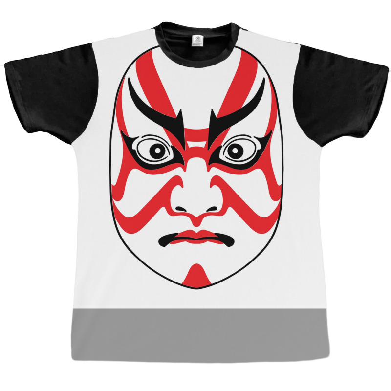 Kabuki Mask Poster Cute Graphic T-shirt | Artistshot