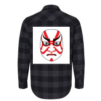 Kabuki Mask Poster Cute Flannel Shirt | Artistshot