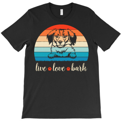 Kooikerhondje T  Shirt Live Love Bark Kooikerhondje T  Shirt T-shirt Designed By Jaunitaolson956