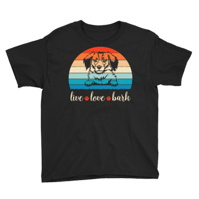 Kooikerhondje T  Shirt Live Love Bark Kooikerhondje T  Shirt Youth Tee Designed By Jaunitaolson956