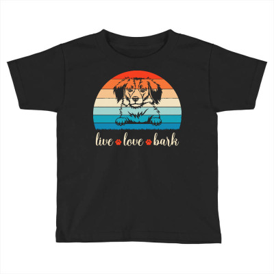 Kooikerhondje T  Shirt Live Love Bark Kooikerhondje T  Shirt Toddler T-shirt Designed By Jaunitaolson956