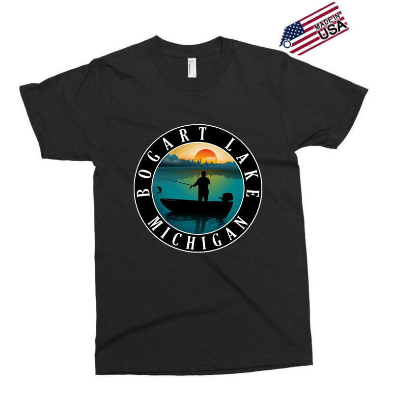 Bogart Lake Fishing Michigan Sunset Exclusive T-shirt by fencingderby989 | Artistshot