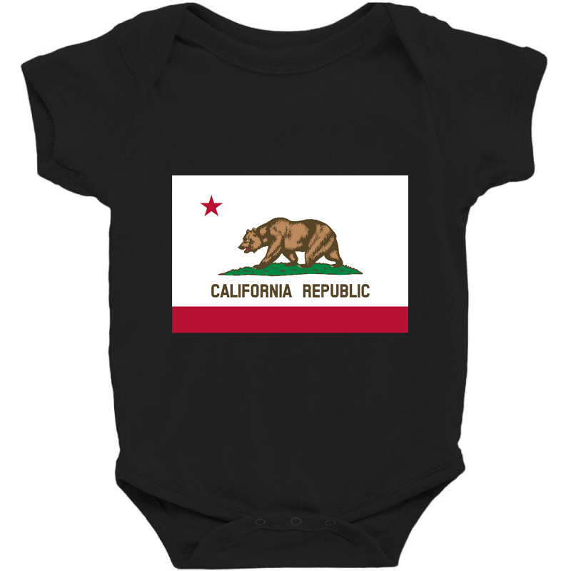 California State Flag Baby Bodysuit by venbytumny | Artistshot