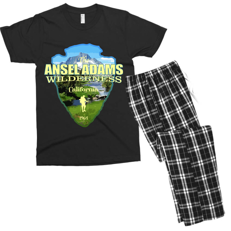 Ansel Adams Wilderness (arrowhead) Men's T-shirt Pajama Set | Artistshot