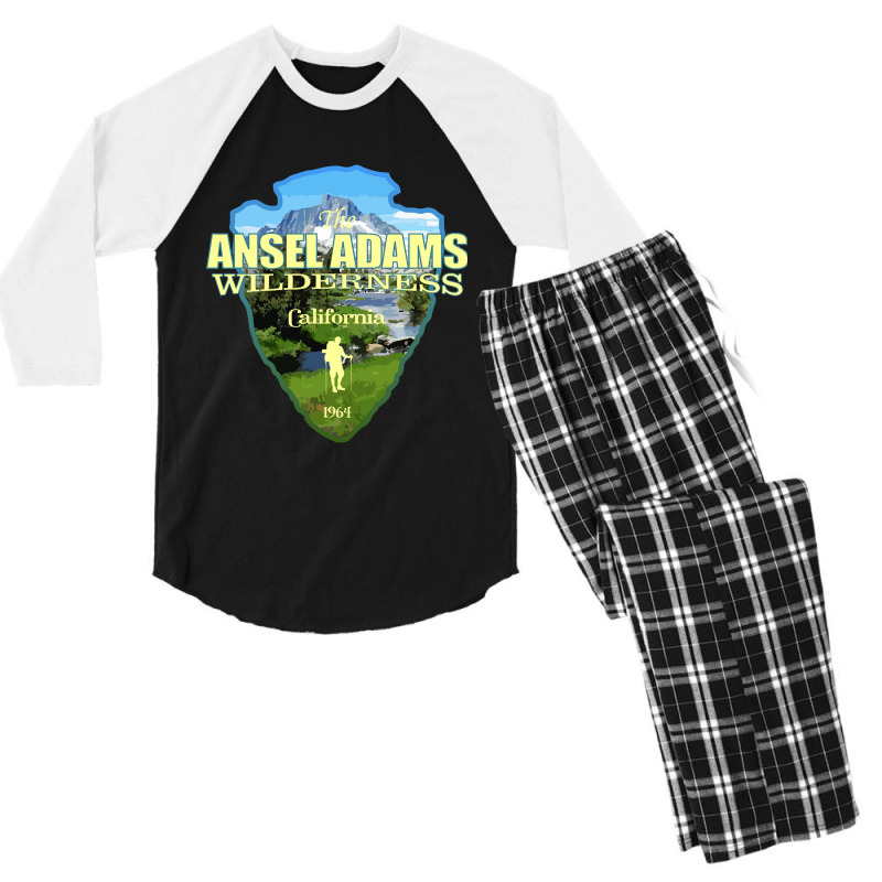 Ansel Adams Wilderness (arrowhead) Men's 3/4 Sleeve Pajama Set | Artistshot