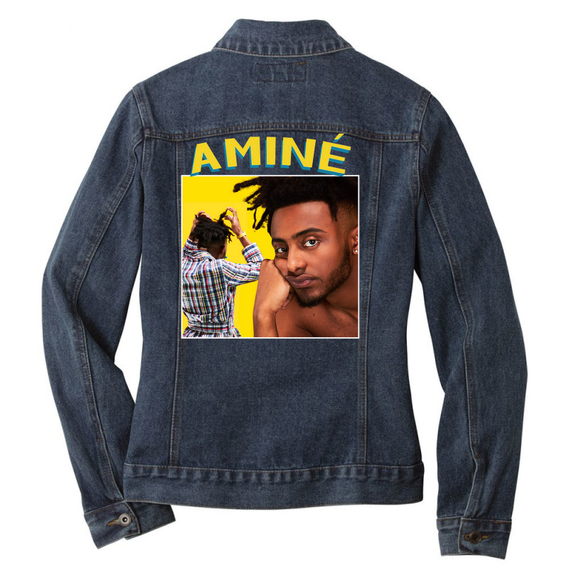 Amine Ladies Denim Jacket by Fleming_ARt | Artistshot