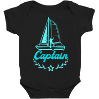 Captain Sailing Ship Sailboat Baby Bodysuit | Artistshot