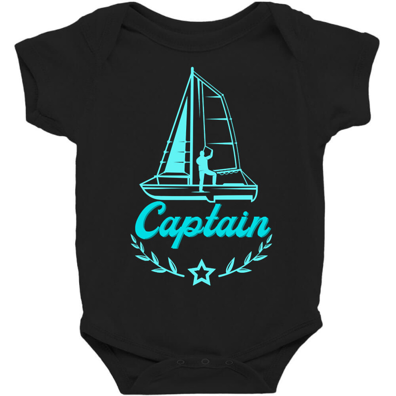 Captain Sailing Ship Sailboat Baby Bodysuit | Artistshot