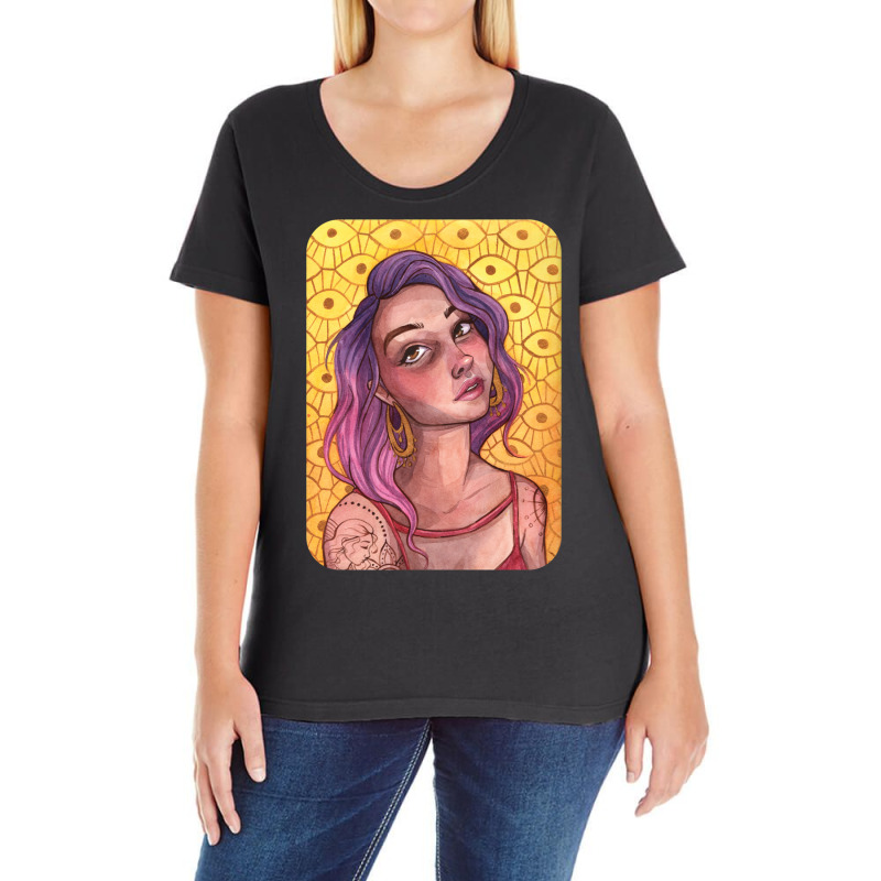 Infinity Eye Ladies Curvy T-Shirt by nessahlngrids | Artistshot