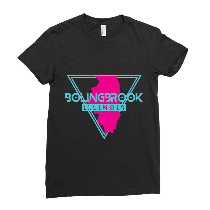 Bolingbrook Illinois Retro Vintage Triangle Il Ladies Fitted T-Shirt by ternacanuda251 | Artistshot