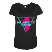 Bolingbrook Illinois Retro Vintage Triangle Il Maternity Scoop Neck T-shirt | Artistshot