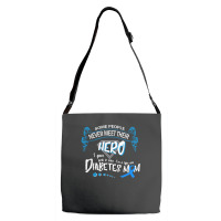 Diabetes Some People Never Meet Hero Adjustable Strap Totes | Artistshot