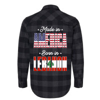 Made In America Born In Lebanon Proud Latvian American Flannel Shirt | Artistshot