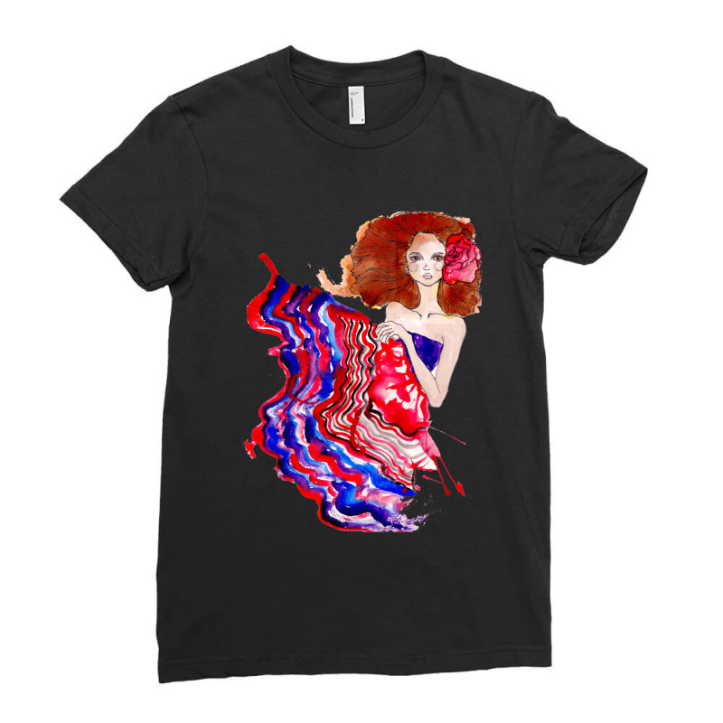 Blown Away 1 Ladies Fitted T-Shirt by CrystalWanda | Artistshot