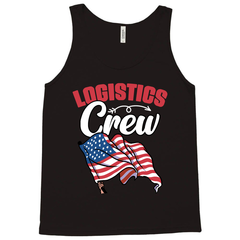 Awesome Logistics Crew A Logistician Humor Warehouse Worker Tank Top by templetracking23 | Artistshot