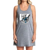 Gemini Man With Grey Text Tank Dress | Artistshot