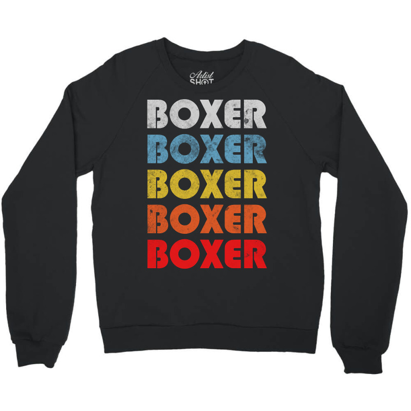 Boxer Dog Mom. Perfect Present For Mother Dad Friend Him Or Her Crewneck Sweatshirt by cryingdappled109 | Artistshot