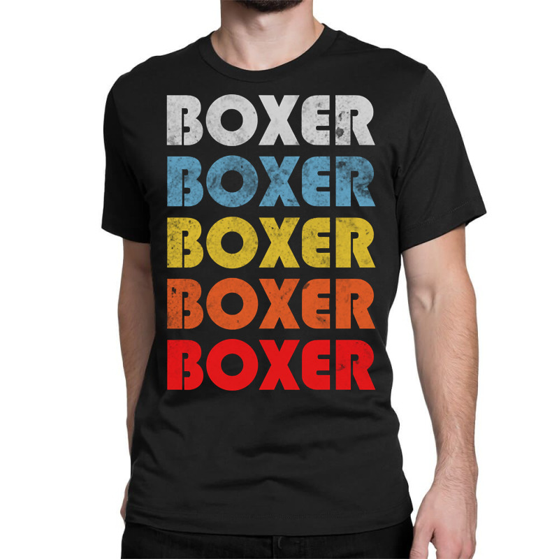 Boxer Dog Mom. Perfect Present For Mother Dad Friend Him Or Her Classic T-shirt by cryingdappled109 | Artistshot